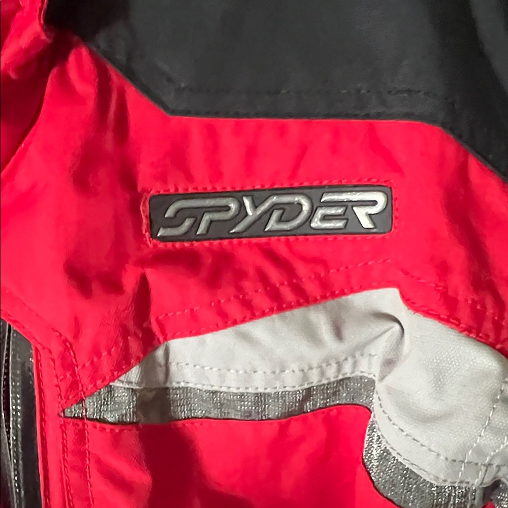 Spyder children’s Red and Black Ski Jacket/parka size 18 or women’s extra small - Picture 7 of 10
